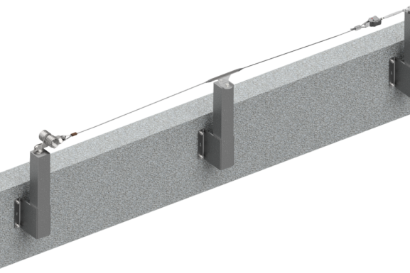 Línea de Vida sobre Poste en Aplique